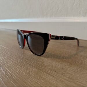 Ted Baker Stylish Black floral and Red cat eye Sunglasses